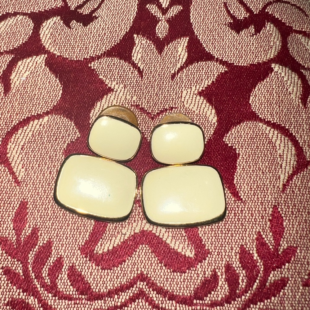 Vintage Square Dangle Earrings